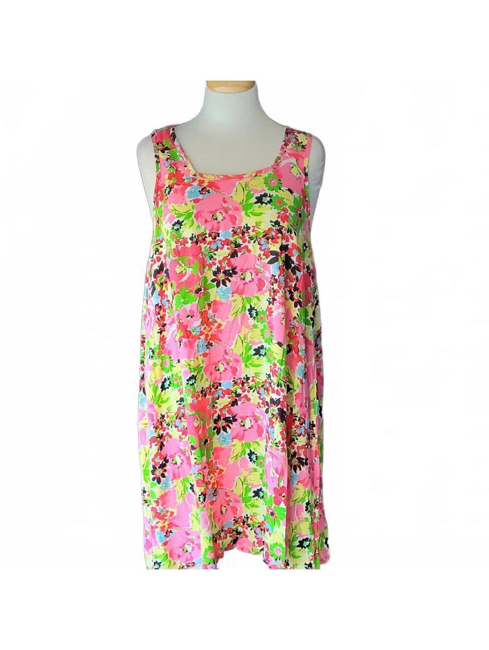 Love by Chesley Floral Sleeveless Mini Dress